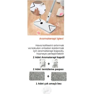 Çok Fonksiyonlu Buharlı Temizleyici Yedek Bez Seti