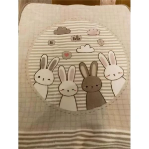 Bebek Battaniyesi Hello Rabbit Bej 1781