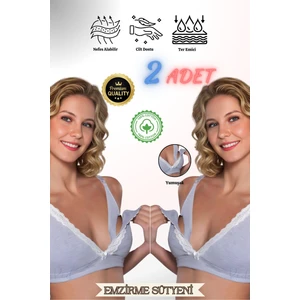 Red İç Giyim Pamuklu Hamile-Lohusa Emzirme Sütyeni-2'li Paket