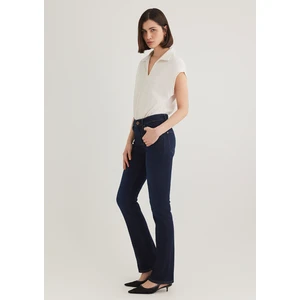 Mona Gold Klasik İndigo Mavisi Jean Pantolon 1049733699