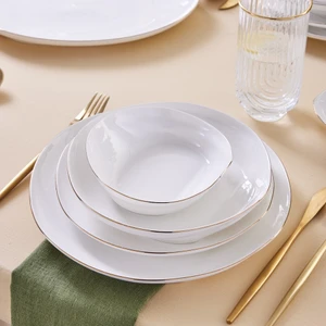 Red Carpet Collection Stream Bone Yakamoz 59 Parça 12 Kişilik Yemek Takımı Gold