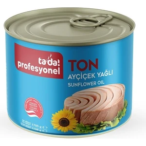 Profesyonel Ayçiçek Yağlı Klasik Ton Balığı 1705 gr