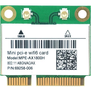 RTL8852BE Wıfı6 Kart AX1800M Wifi Bluetooth5.2 2.4ghz/5ghz Çift Bantlı Wıfı Kart Adaptörü 802.11AX WIN10/WIN11 Için (Yurt Dışından)