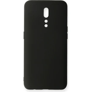  Oppo Reno Z Kılıf Slikon Kılıf Düz Renk Kılıf Koruyucu Kılıf - Siyah