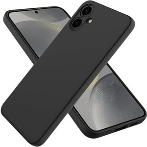 Bilişim Akademi Samsung Galaxy A06 Kılıf Slikon Kılıf Düz Renk Kılıf Koruyucu Kılıf - Siyah