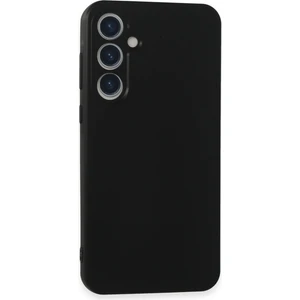 Bilişim Akademi Samsung Galaxy A55 5g Kılıf Slikon Kılıf Düz Renk Kılıf Koruyucu Kılıf - Siyah