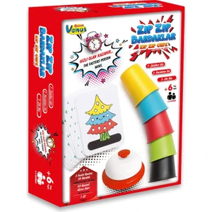 Venüs Toys Renkli Eğlenceli & Eğitici Pratik Bardak Oyunu Zıp Zıp Bardaklar