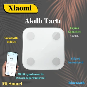 Yağ Ölçer Fonksiyonlu Akıllı Bluetooth Tartı Baskül