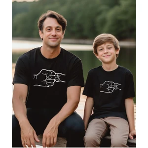 Baba Oğul Kız En Iyi Dost T-Shirt (Tekli Üründür Kombin Yapmak Için 2 Adet Sepete Ekleyiniz)