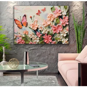 Emya Home Renkli Çiçekler Kanvas Tablo