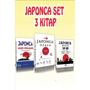 Japonca öğrenme Seti 3 Kitap