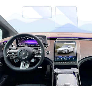 Mercedes EQE 2023 2024 2025 Model Multimedya ve Gösterge Panel Uyumlu 9H Nano Ekran Koruyucu Set