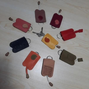 Hakiki Deri Sarı Renk Anahtarlık