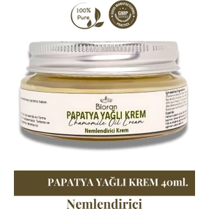 Papatya Yağlı Krem - %100 Doğal Nemlendirici ve Onarıcı Bakım 40 Ml.