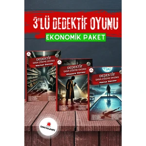 3'lü Paket Cinayet Çözme, Dedektif Oyunu - Dava Çözme Oyunu - Çözülemeyen Davalar