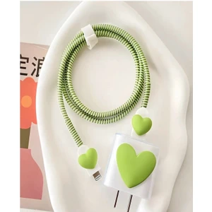 Brokoli Home iPhone 18W/20W Uyumlu Şarj Kılıfı, Şarj Kablosu Örme Aparatı, Kablo Koruyucu Aparatı, Toparlayıcı