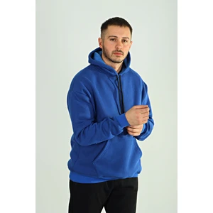 Tmb 3 Ip Şardonlu Kapşonlu Sweat 24 Saks Mavi