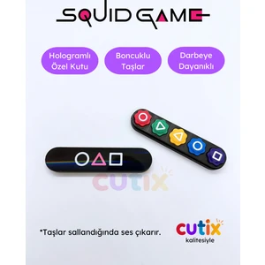 Kutulu Squid Game 5 Taş Oyun Seti - Squid Game Gonggi Oyunu