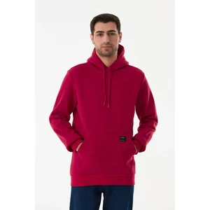 3 Iplik Basic Kanguru Cepli Kapüşonlu Sweatshirt