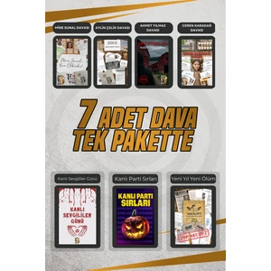 Taş Group Dedektiflik Dedektiflik Oyunu - Cinayet Oyunu - Dedektif Oyunu - Kutu Oyunları - Yedili Set