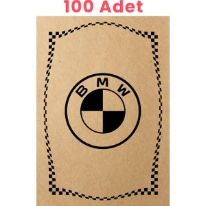 Kraft 120GR Bmw Oto Paspas Kağıdı 100 Adet - 35X50CM - Kalın Kağıt Baskılı