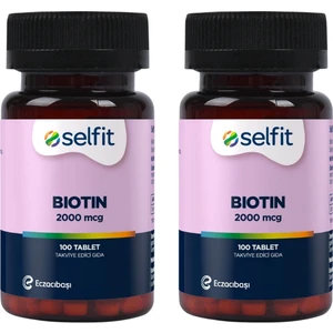 Biotin 2000 Mcg 100 Tablet x 2 Adet