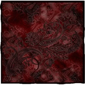 BORDO Ed Scarf Vision Art Collection Eclipse Eşarp