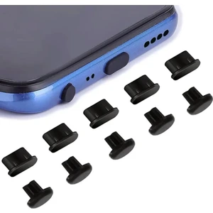 Type-C Cihazlar Ile Uyumlu Hoparlör Aux Toz ve Kir Toz Önleyici Set 5 Adet Typc 5ADET Aux Dıpa