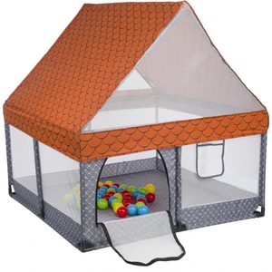 Lia Bebek Lia Icon Oyun Alanı, Oyun Evi ve Çatılı 120*120 Ebatı Oyun Parkı