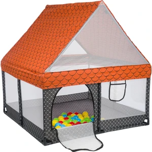 Lia Bebek Lia Icon Oyun Alanı, Oyun Evi ve Çatılı 120*120 Ebatı Oyun Parkı