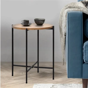 Textile House Yuvarlak Yan Sehpa-Orta Sehpa-Zigon Sehpa 60 x 60 x 60
