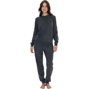 U.S. Polo Assn. Kadın Antrasit Melanj Pijama Takımı 20113