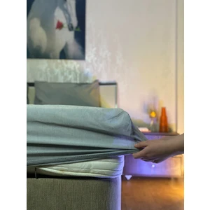 OnSe Home Collection Tek kişilik Ranforce Pamuklu Lastikli Çarşaf Yastık Kılıflı
