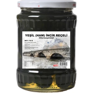 33 Tarsus Yöresel Yeşil İncir (Ham İncir - Mazak) Reçeli 800 G