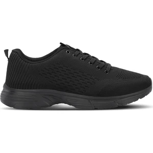 LEVER I Büyük Beden Erkek Sneaker Koşu & Yürüyüş Ayakkabısı Siyah / Siyah