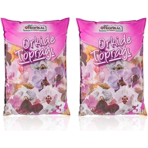 Orkide Toprağı ( 6 Litre ) , Orkidelere Çiçek Açtıran Toprak ( 2 Paket )
