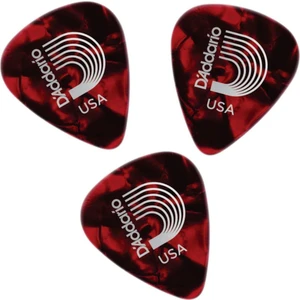 1cap4-Rd 3 Adet Gitar Pena 0.70 mm Kırmızı Medium