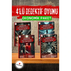 GameBulance 4'lü Dava Paketi Cinayet Çözme, Dedektif Oyunu - Dava Çözme Oyunu - Çözülemeyen Davalar