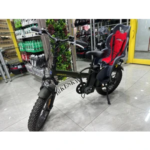 Bike Sky  Çocuk Gri-Kırmızı Htp Design Italyan Bisiklet Koltuğu Bagaja Montaj