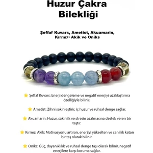 Huzur Taşı Çakra Bileklik