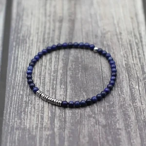 Lapis Hematit Bileklik - Doğal ve Şık Kombin Tamamlayıcı 4mm