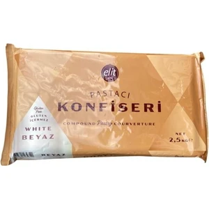 Pastacı Beyaz Konfiseri 2.5 kg (Glutensiz)