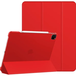 Apple iPad Pro 11 M4 5. Nesil (2024) Yatay Standlı Uyku Modlu Basic Arkası Sert Smart Kılıf A2836 A2837