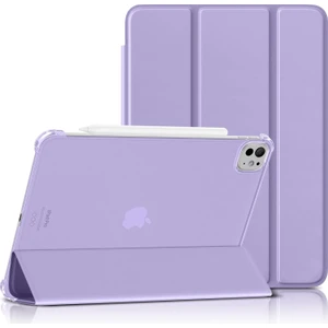 Apple iPad Pro 11 M4 5. Nesil (2024) Yatay Standlı Uyku Modlu Basic Arkası Sert Smart Kılıf A2836 A2837