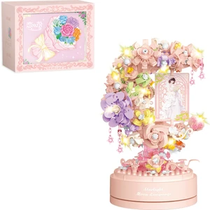 Starlight Moon Müzik Kutusu (BL21335) – Mini Blok Yapı Oyuncakları Seti