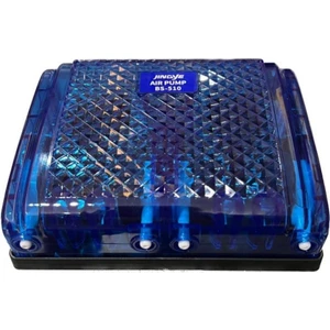 Dört Çıkışlı Akvaryum Hava Motoru Mavi 10W, 4X4L/MIN