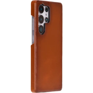 Samsung Galaxy S25 Ultra Uyumlu, Hakiki Deri, El Yapımı Arka Kapak, Gölgeli Taba