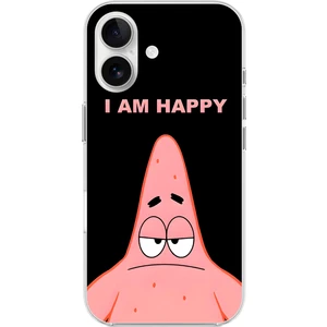 Dali Design iPhone 16 Plus Uyumlu Şeffaf Kılıf Sponge Bob Tasarımlı 2