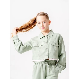 Kız Çocuk Etek Garnili Ceket 1547