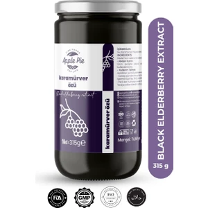 Applepiefoods  Karamürver Özü 315 gr , Yoğun Kıvam , Katkısız , Glutensiz , Vegan Ürün